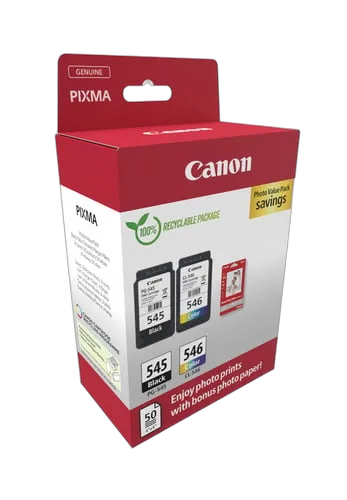 Canon Pack Noir et Couleurs PG-545 / CL-546, vue 2