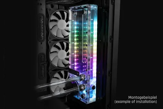 Alphacool Core Flat Reservoir 360 Right D5/VPP - Ss pompe, vue 6