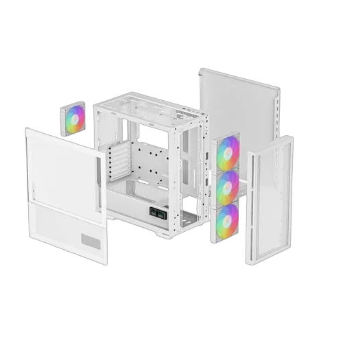Deepcool CH560 Digital Blanc - MT/Sans Alim/ATX, vue 13