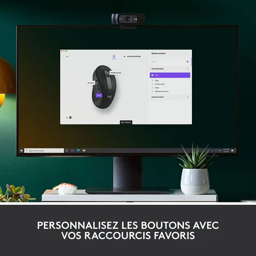 Logitech Signature M650 L - Sans-Fil - Graphite