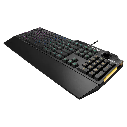 Asus TUF K1 - Membrane - Filaire - RGB - Noir