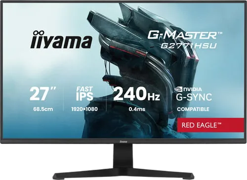 Iiyama G-Master G2771HSU-B1 - 27" FHD 240Hz Fast IPS 0.4ms G-Sync Adaptive Sync