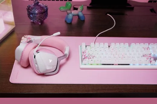 Corsair VOID V2 - Sans-Fil - RGB - Rose, vue 3