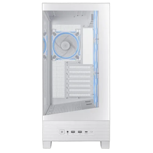 Asus Prime A31 PLUS TG ARGB Blanc - MT/Sans Alim/ATX