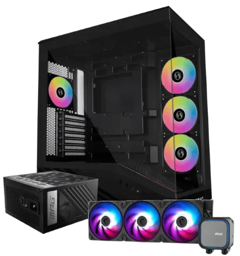 Lian-Li Vector V100 RGB Noir +MPG A1000GS MAG Coreliquid