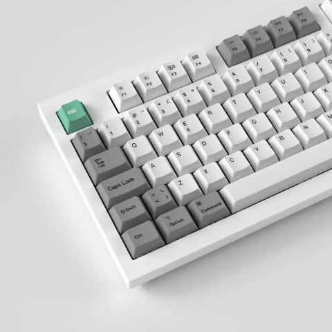 Keychron Set de touches - White Mint - Complet/ISO-FR/PBT