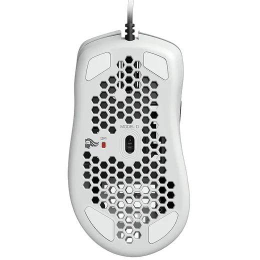 Glorious Model D - Filaire - RGB - Blanc