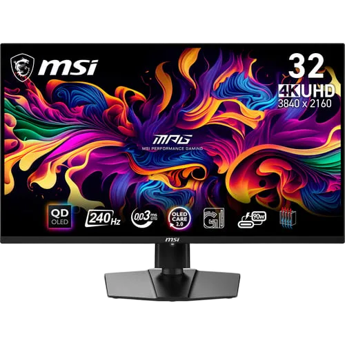 MSI MPG 321URX QD-OLED - 32" 4K 240Hz 0.03ms USB-C HDR