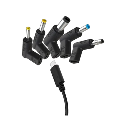 T'nB 5 Embouts chargeurs USB-C vers HP - Noir