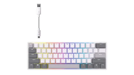 Clipper Pro Mini 60% - Magnétique/Filaire/RGB/Blan