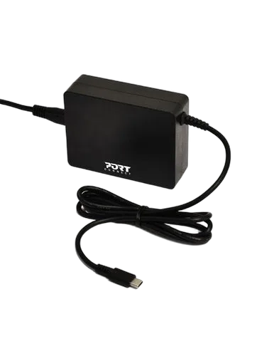 Port Alimentation secteur 90W - USB-C - Noir, vue 2