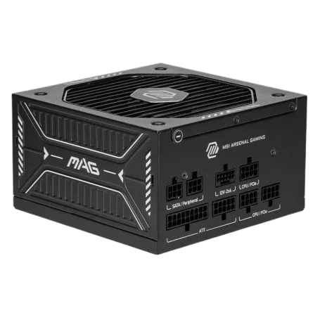 MSI ATX 650W - 80+ Gold - MAG A650GLS PCIE5 Noir