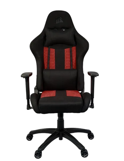 Corsair TC100 RELAXED Fabric - Noir et Rouge