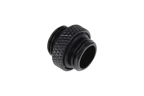 Alphacool Eiszapfen double raccord G1/4 vers G1/4 - Noir, vue 2