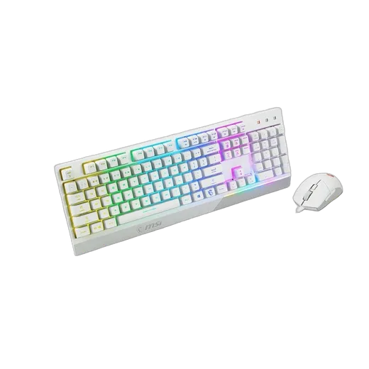MSI Vigor GK30 COMBO WHITE, vue 3