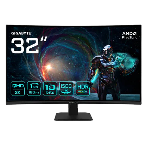 GS32QCA 32" CURVE/QHD/180Hz/VA/1ms/Adapt Sync
