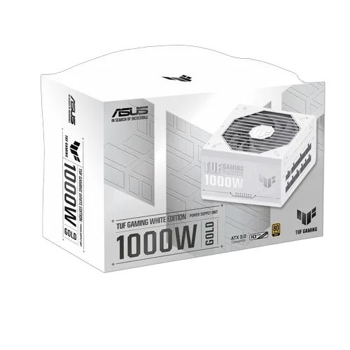 Asus ATX 1000W - 80+ GOLD - TUF GAMING 1000G White, vue 13