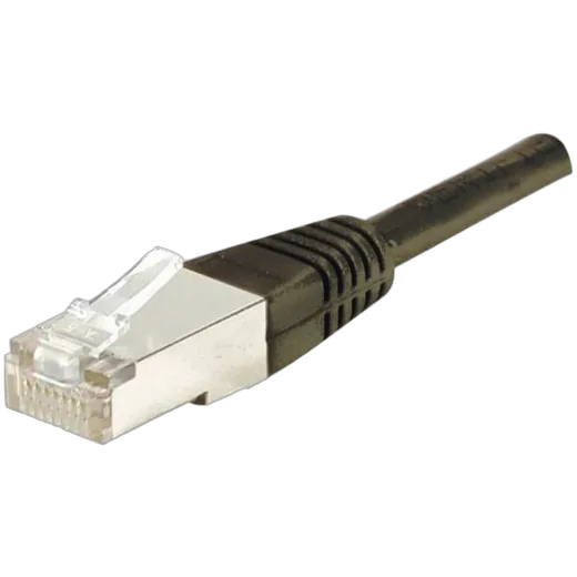 Câble Cat6 5m Noir, vue 1