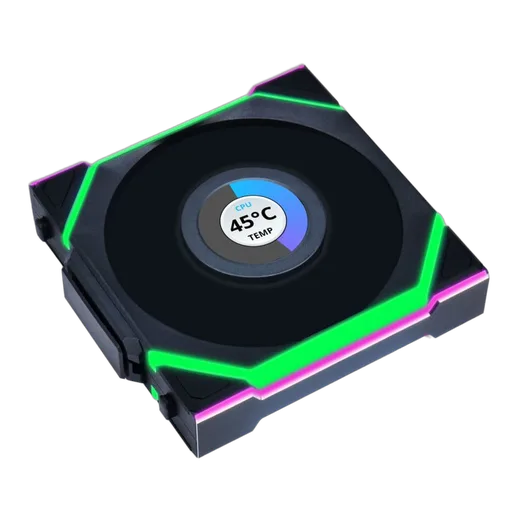 Lian-Li UNI FAN SL LCD ARGB REVERSE 120mm - 3 Pack - Noir