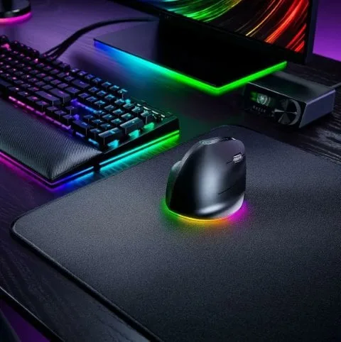Razer Pro Click V2 Vertical - Sans-Fil - Gris