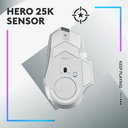 Logitech G502 X Plus - Sans-Fil - RGB - Blanc, vue 20