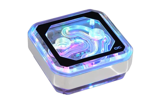 Alphacool Eisblock XPX Aurora CPU - Acryl Chrome/Blanc RGB