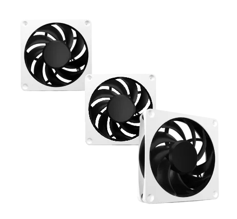 Alphacool Apex Stealth Metal 120mm - 3000rpm Blanc Pack de 3
