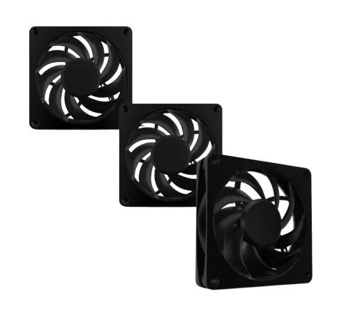 Alphacool Apex Stealth Metal 120mm - 3000rpm Noir Pack de 3