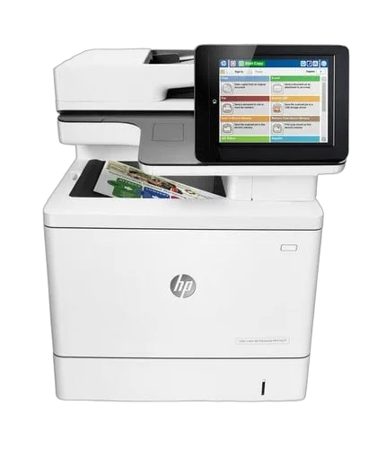HP Color LaserJet Enterprise MFP M577dn - Blanc, vue 2