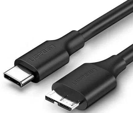 UGREEN Câble USB-C vers Micro B PVC/ABS - 3A - 1m - Noir