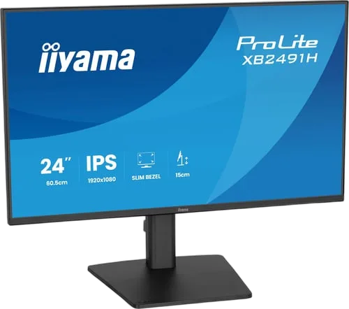Iiyama Prolite XB2491H-B1 - 23.8" FHD 120Hz IPS 1ms Pivot HDMI Adaptive Sync