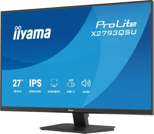Iiyama Prolite X2793QSU-B1 - 27" QHD 75Hz IPS 1ms Adaptive Sync