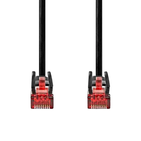 Nedis Câble RJ45 Cat6 U/UTP - 10m - Noir, vue 2