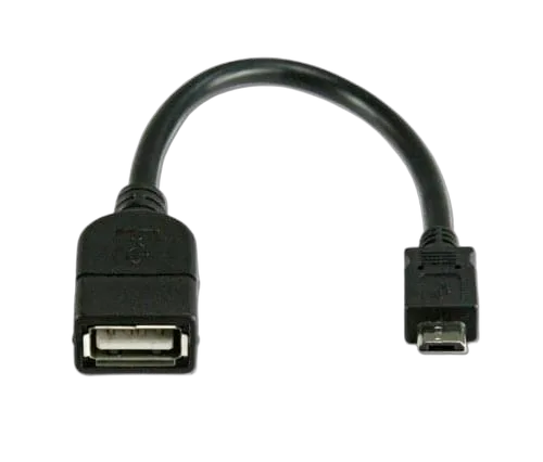 Cable Micro USB vers USB A Femelle pour Tablette, vue 1
