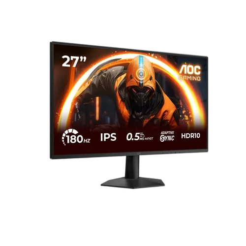 AOC 27G50F - 27" FHD 180Hz IPS 0.5ms Compatible G-Sync, vue 2