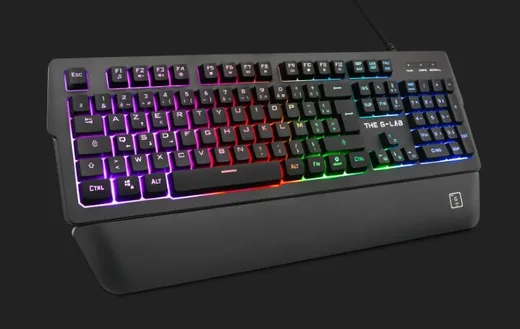 The G-LAB Keyz Palladium - Mécanique - Filaire - RGB - Noir, vue 2
