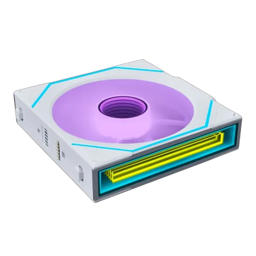 Lian-Li UNI FAN SL-INF Sans fil ARGB PWM Reverse Blade 120mm- Blanc
