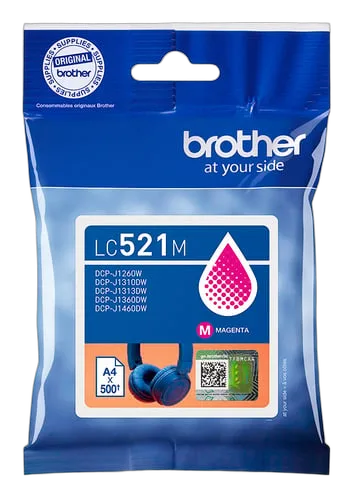 Brother Cartouche d'encre LC521M - Magenta