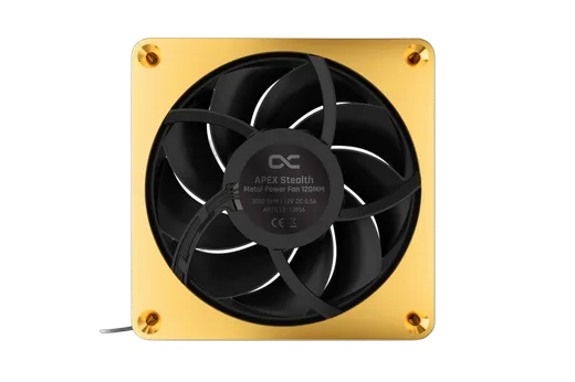 Alphacool Apex Stealth Metal 120mm - 3000rpm GOLD