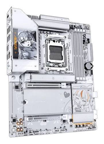 Gigabyte B850 AORUS ELITE-P ICE, vue 3