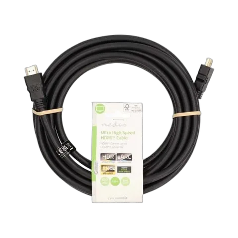 Nedis Câble HDMI HighSpeed mâle/mâle - 5m - Noir