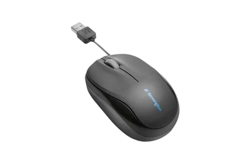 Kensington Pro Fit Retractable Mobile - Filaire - Noir