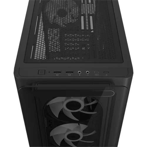 Asus A23 PLUS TG ARGB Noir - MT/Sans Alim/mATX, vue 6