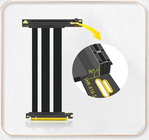 Compatible Riser 5.0 X16 - Blanc - 30cm, vue 2