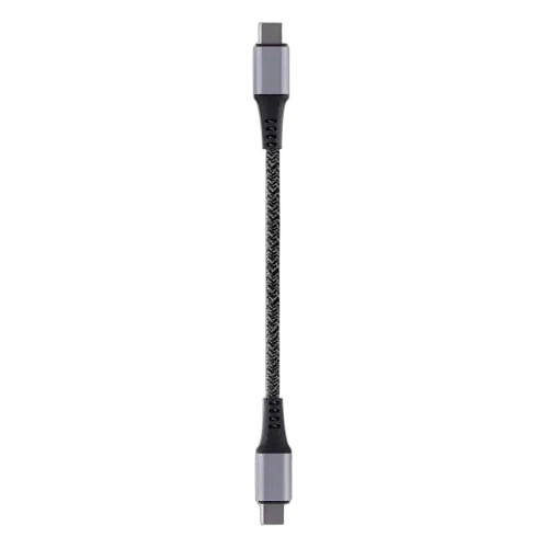 T'nB Câble USB-C vers USB-C - 1,5m nylon RPET - Noir, vue 2
