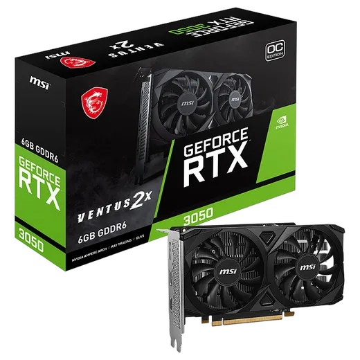 MSI SK - RTX 3050 VENTUS 2X E 6G OC-Seconde Vie