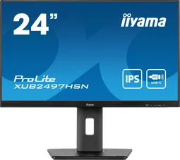 Iiyama PROLITE XUB2497HSN-B1 - 23.8" FHD 100Hz IPS 1ms USB-C dock et RJ45 Adaptive Sync-Seconde Vie-Très Bo