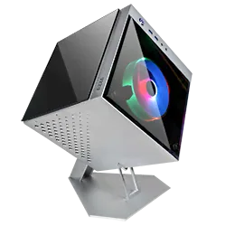 Azza Cube mini 805G silver - mT/Sans Alim/ITX