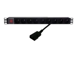 MCL Samar Réglette électrique rackable 9 prises + terre 16A, vue 1