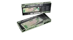 The G-LAB Keyz Caesium EX WL - Membrane - Sans fil - RGB - Vert